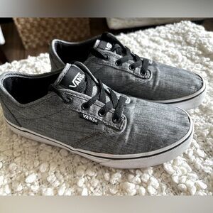 Kids VANS size 4 gray